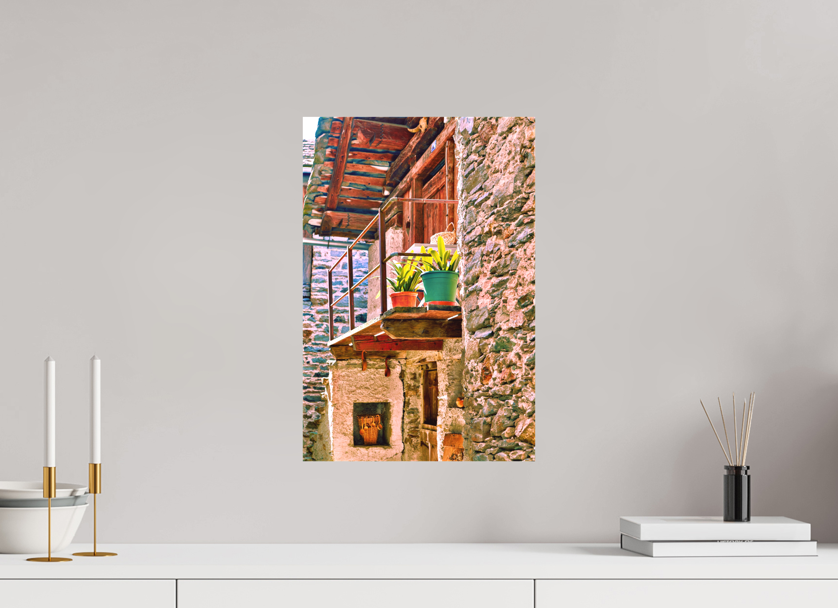 30 x 45 cm, Leinwand Textil Val Bregaglia 5