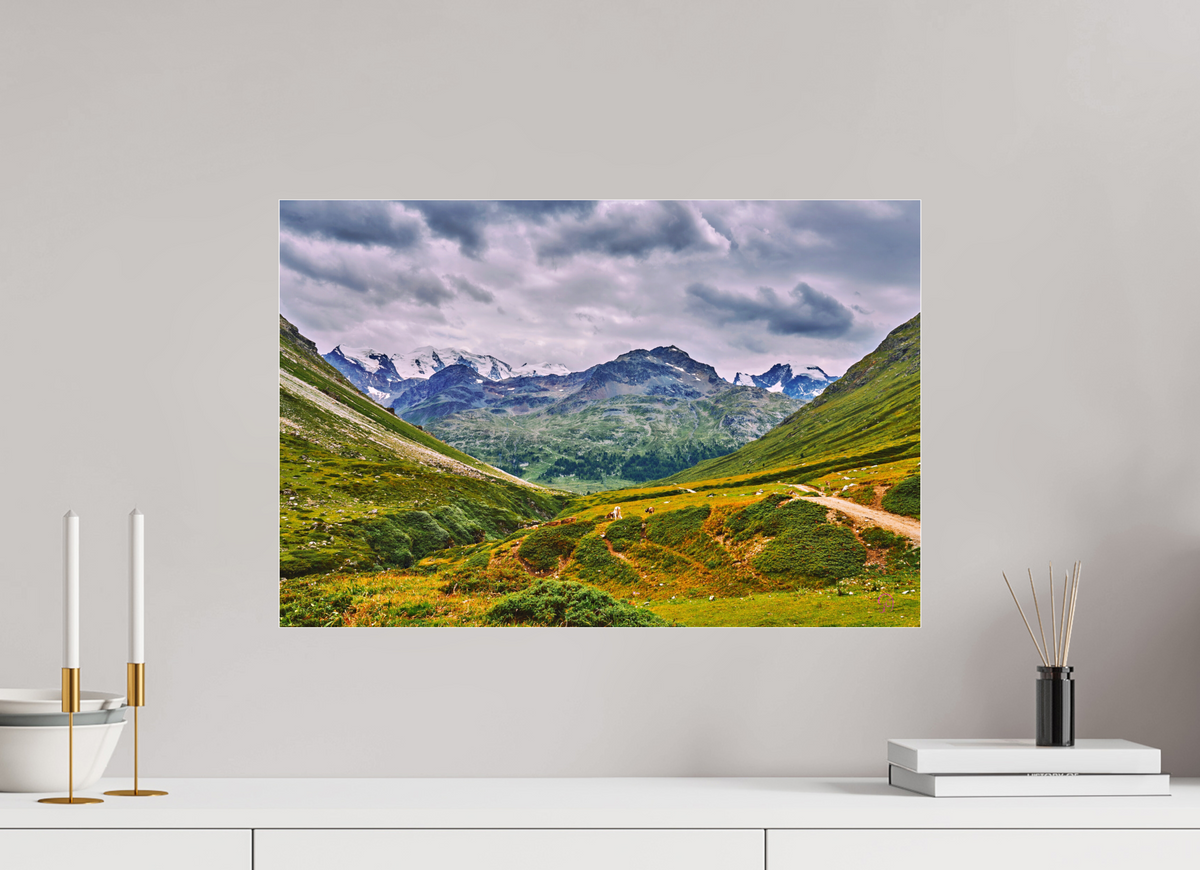 60 x 40 cm, Photo Print Under Acrylic Glass Diavolezza 2
