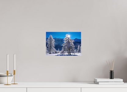 30 x 20 cm, Fotoleinwand glänzend ohne Rahmen Sils 32