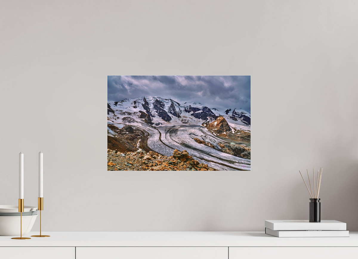 45 x 30 cm, Photo Print Under Acrylic Glass Diavolezza 4
