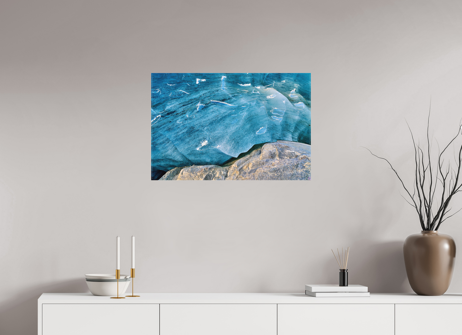 75 x 50 cm, Leinwand Textil Morteratsch 10