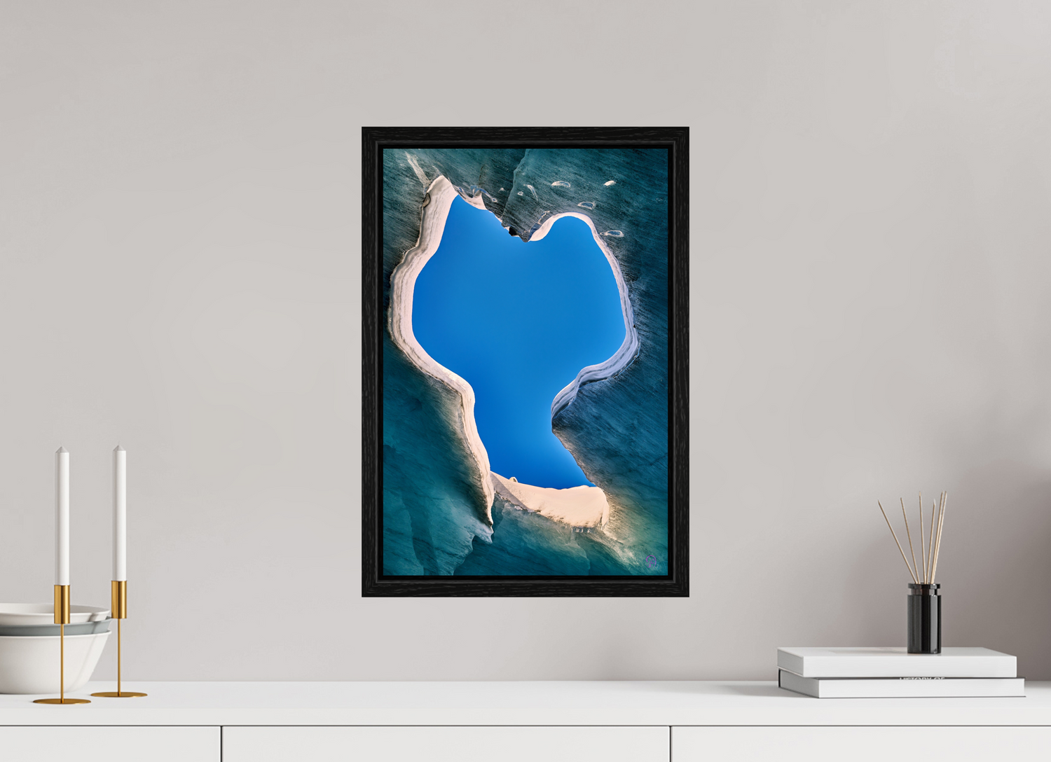 30 x 45 cm, Floater Frame Morteratsch 8