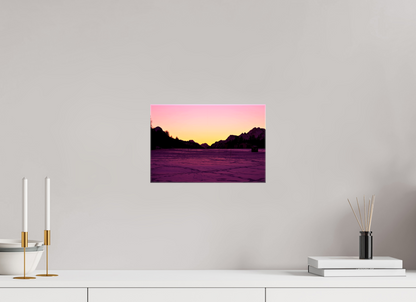 30 x 20 cm, Fotoleinwand glänzend ohne Rahmen Sils 12