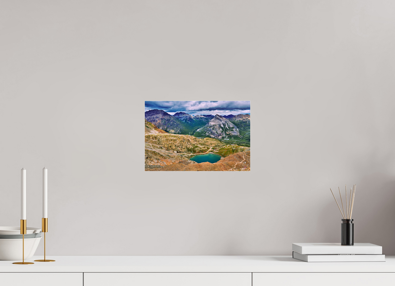 30 x 20 cm, Photo Print Under Acrylic Glass Diavolezza 6