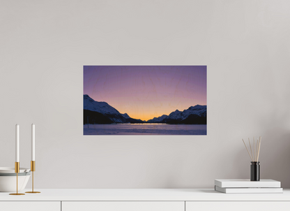 48 x 27 cm, Druck auf Holz Sils 14