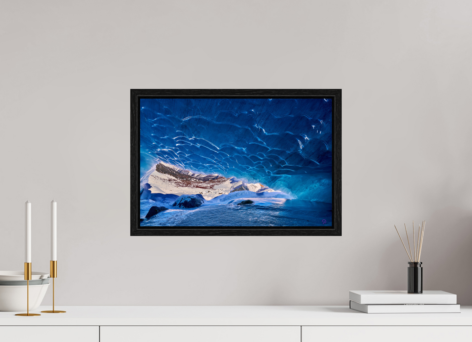 45 x 30 cm, Floater Frame Morteratsch 4
