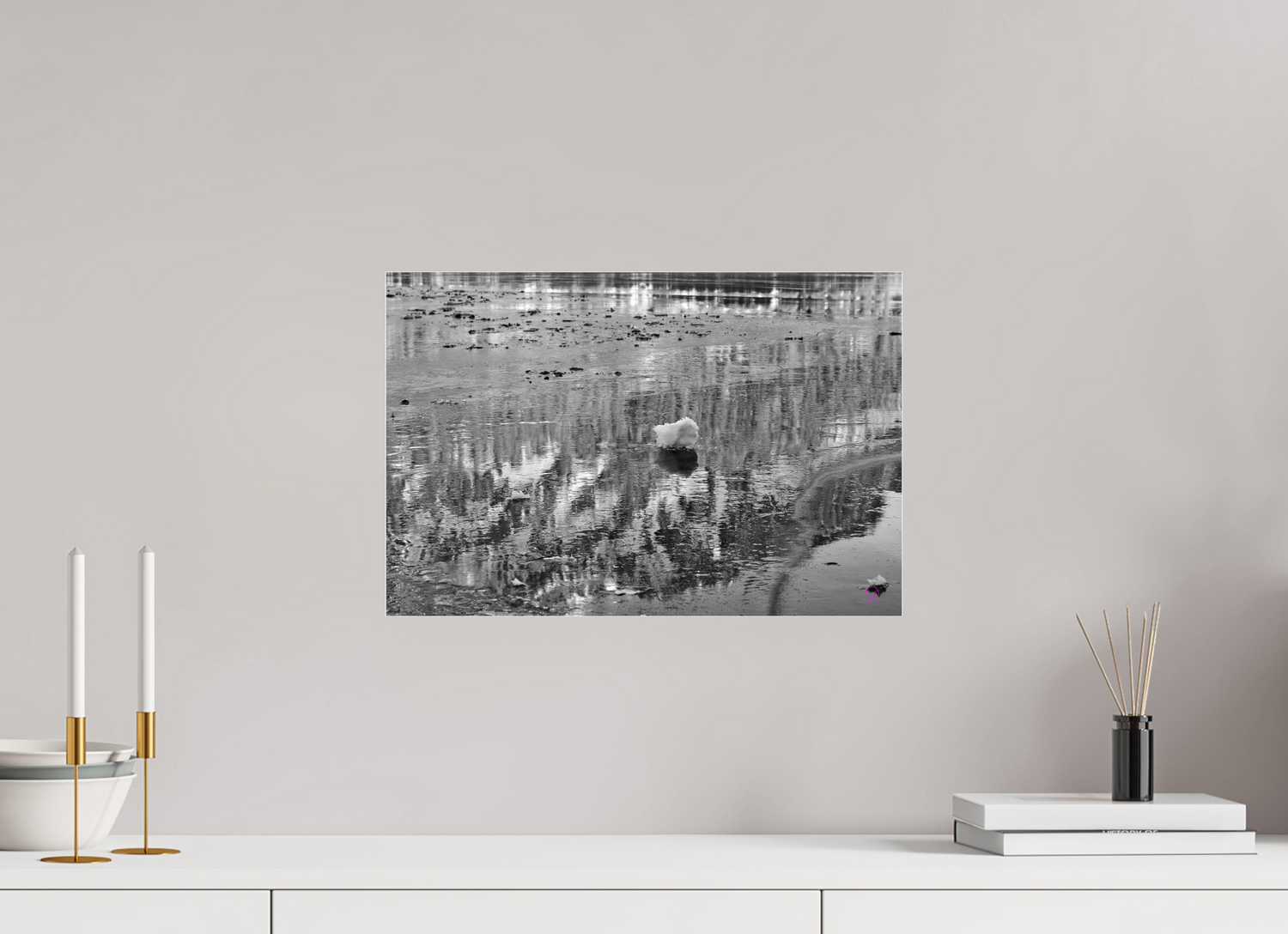 45 x 30 cm, Photo Print Under Acrylic Glass Sils 5