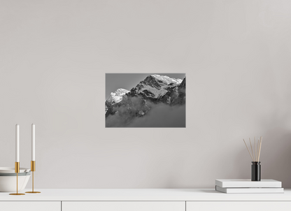 30 x 20 cm, Fotoleinwand glänzend ohne Rahmen Sils 25