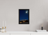 20 x 30 cm, Floating frame Eiche schwarz Sils 21