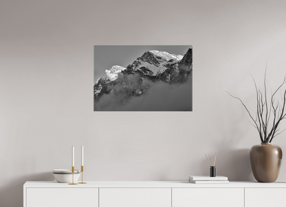 75 x 50 cm, Fotoleinwand glänzend ohne Rahmen Sils 25