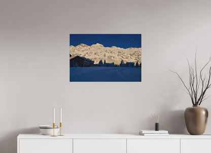 75 x 50 cm, Druck auf Holz Sils 28