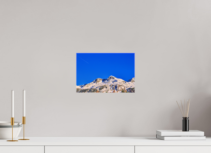 30 x 20 cm, Fotoleinwand glänzend ohne Rahmen Sils 2