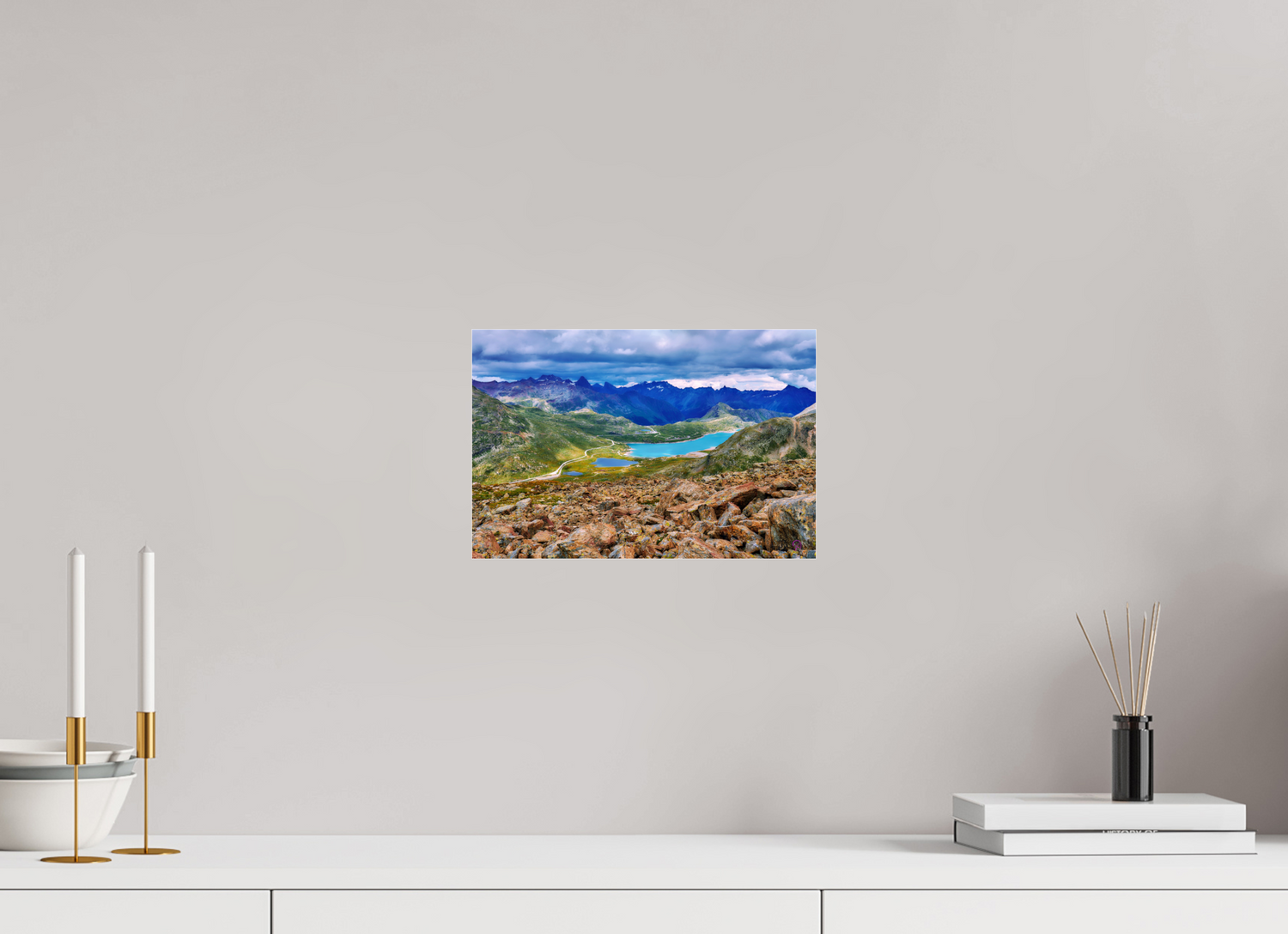 30 x 20 cm, Photo Print Under Acrylic Glass Diavolezza 7
