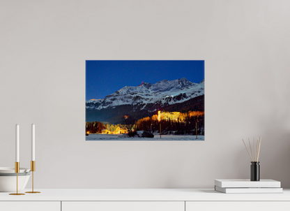 45 x 30 cm, Fotoleinwand glänzend ohne Rahmen Sils 22