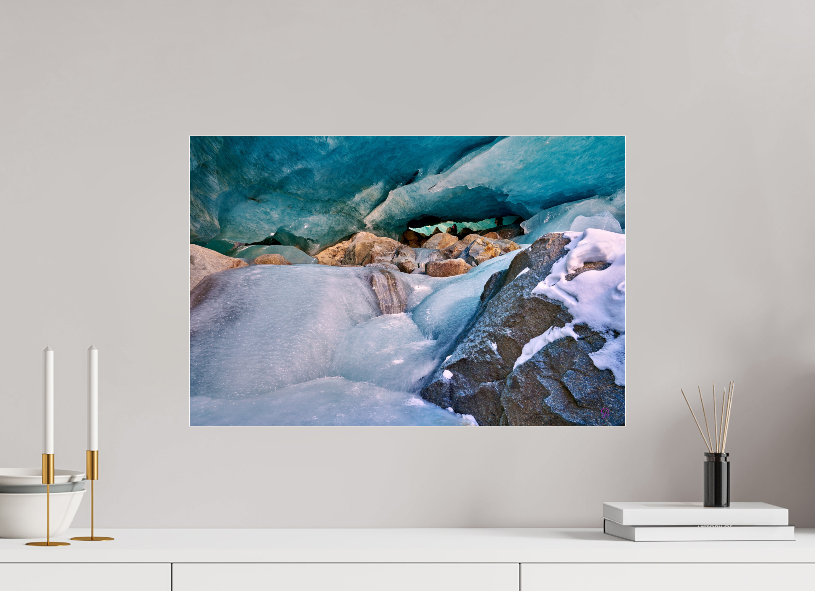 60 x 40 cm, Photo Print Under Acrylic Glass Morteratsch 3