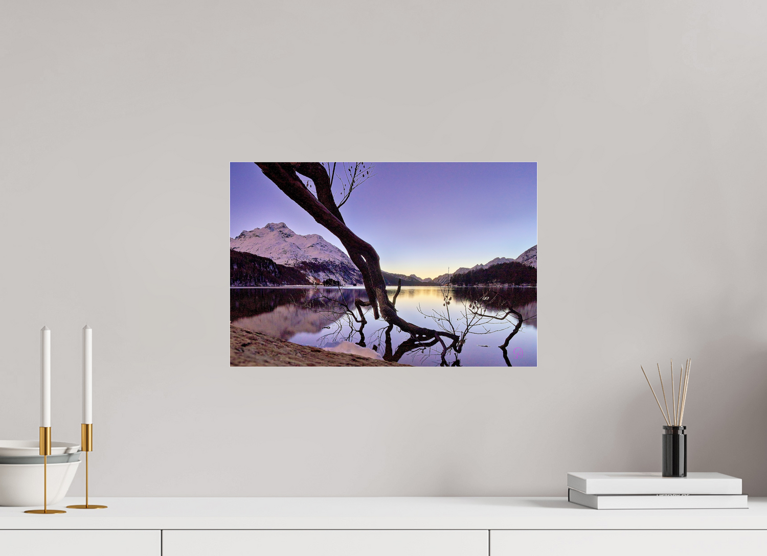 45 x 30 cm, Photo Print Under Acrylic Glass Sils 18