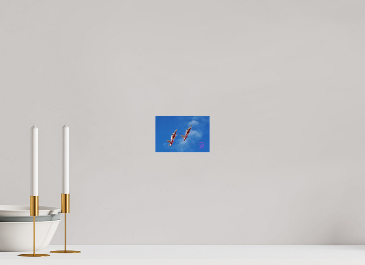 15 x 10 cm, Photo Print Under Acrylic Glass Patrouille Suisse 2